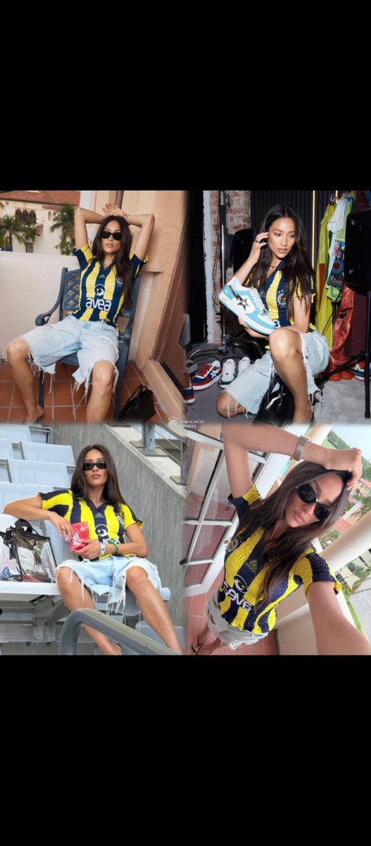 KANARYAM3545's tweet photo. 📸Ünlü oyuncu Shay Mitchell’in paylaşımı:

"Bu renklere bu formaya aşığım💛💙" https://t.co/95mDnn9kdp