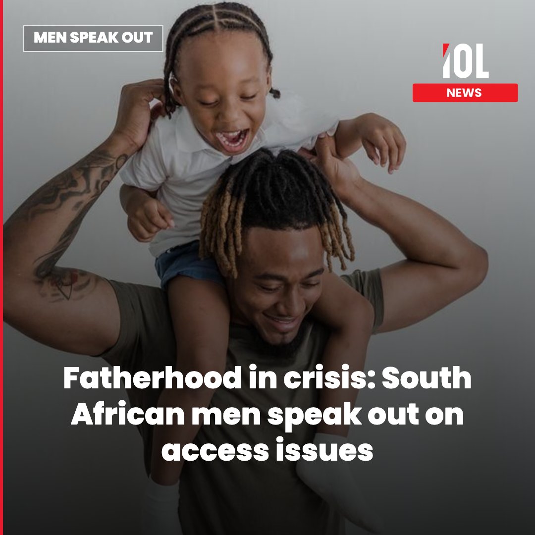 IOL's tweet photo. South African fathers are raising their voices about the crisis in fatherhood, highlighting the struggles men face in gaining access to their children. Many describe systemic barriers, legal hurdles, and social stigma that leave them sidelined in parenting.
Read on https://t.co/pYhl0u6DFE
#SouthAfrica #Fatherhood #FamilyRights #AccessIssues #parenting