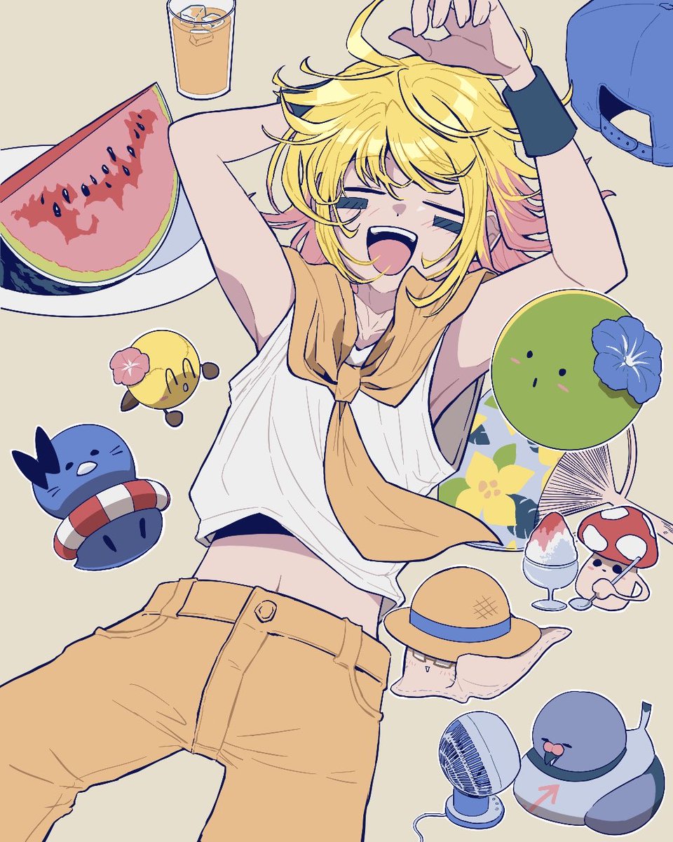 shiillustration's tweet photo. 夏の男☀️ https://t.co/emWcmjvywI
