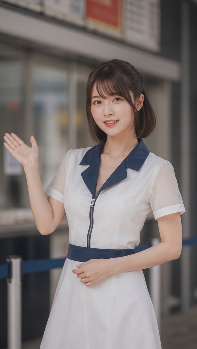 chocodriplady's tweet photo. 競艇場の案内係のお姉さん💕 https://t.co/CS6FlrCDOq