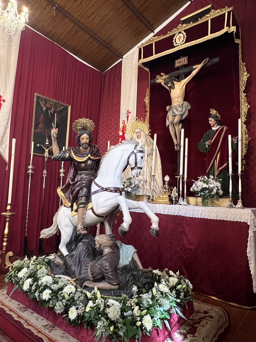 Hdad_Santiago's tweet photo. NOTICIA| Santiago Apóstol se encuentra expuesto a la veneración de fieles y hermanos tras el proceso de restauración al que ha sido sometido.

Se podrá visitar hasta las 13:30h y por la tarde de 19:30h hasta la celebración de la Santa Misa que tendrá lugar a las 20:45h en nuestra Capilla-Oratorio. 

Santiago Apóstol, Patrón de España, ruega por todos nosotros e intercede ante el Señor por nuestro pueblo y nuestra hermandad.