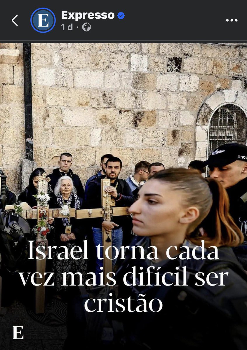 camalees's tweet photo. Os cristãos enfrentam níveis extremos de perseguição e violência em várias regiões do mundo, impulsionados principalmente por regimes ditatoriais, extremismo islâmico e conflitos étnico-religiosos. 
As regiões mais destacadas incluem: Nigéria: a África Subsariana, nomeadamente a Nigéria, que é o local mais mortífero para os cristãos. Milhares de cristãos são mortos ou raptados anualmente por grupos extremistas como o Boko Haram, o ISWAP e pastores fulani militantes, que têm como alvo comunidades agrícolas rurais e igrejas. 

Coreia do Norte: Consistentemente classificada como o local mais perigoso para se ser cristão, o regime considera o cristianismo uma ameaça fundamental. Os crentes enfrentam a execução imediata ou uma vida em campos de trabalhos forçados brutais, e as suas famílias também são alvo de perseguição. 

Sudão e Somália: A guerra civil no Sudão levou à destruição de centenas de igrejas e à perseguição das minorias cristãs. Na Somália, o grupo militante al-Shabab procura a erradicação total do cristianismo. Médio Oriente e Sul da Ásia: Países como o Iémen, o Afeganistão, o Irão e o Paquistão proíbem estritamente a conversão do islamismo. Os cristãos nestas regiões sofrem violência coletiva, leis rigorosas contra a blasfémia e discriminação sistémica. 

Na Índia, o nacionalismo religioso tem estimulado ataques direcionados contra comunidades cristãs e igrejas. 

Nicarágua os cristãos estão a ser  cada vez mais silenciados sob o regime ditatorial do presidente Daniel Ortega e da vice-presidente Rosario Murillo, a sua mulher. Os cristãos que levantam a voz contra o governo em questões como violações de direitos humanos enfrentam vigilância, intimidação e prisão. Alguns chegam a sofrer exílio e perda da cidadania.  

Igrejas e outras instituições cristãs (como escolas e organizações de caridade) são consideradas uma ameaça ao regime. Tiveram  bens confiscados, atividades interrompidas ou proibidas e prédios vandalizados. Em vez de serem vistos como parte valiosa do tecido social do país, muitos cristãos são considerados “agentes desestabilizadores”. 

Essa crescente supressão das liberdades cristãs remonta a 2018, quando protestos nacionais eclodiram contra o governo. A situação piorou após as eleições de 2021 e a reforma constitucional de 2025. Ambas foram usadas para promover mudanças legais que justificam ainda mais a repressão às vozes dissidentes – incluindo o silenciamento da igreja. 

Mas o problema para o Expresso é Israel onde as igrejas católicas estão abertas a todos, onde há procissões nas ruas , onde milhões de cristãos visitam os lugares santos e onde ninguém o prende ou mata por andar com uma cruz ao pescoço.