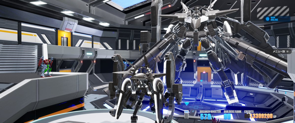 Isashi_Matsui's tweet photo. #MaWeiGamingAirGigs 2103┃ガンダムブレイカー4 #ガンダムブレイカー4┃トップガンサイサリスがいい機体だったので其の勢いでベース機体をそれ風にアレンジして動かしてみたんだけれどもまた別物だね(笑) 最初の画像が其のアレンジ機体で最後の画像がトップガンサイサリスだが同じではないと理解。 https://t.co/mGeBvCyrRj
