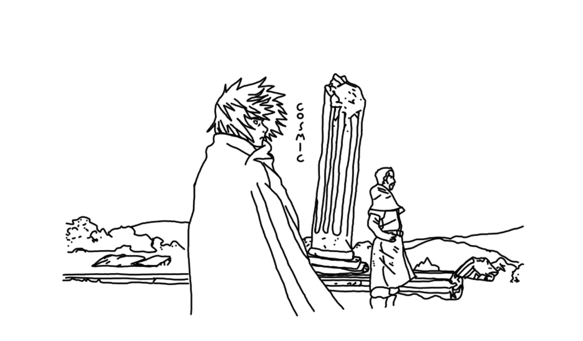 SABR_COSMIC's tweet photo. Thorfinn & Askeladd (Vinland Saga) Drawing I Did, Thoughts?⛰️#vinlandsaga #art #thorfinn #askeladd #manga #anime #landscape #peak #mangapanel https://t.co/qhCKIkGodx
