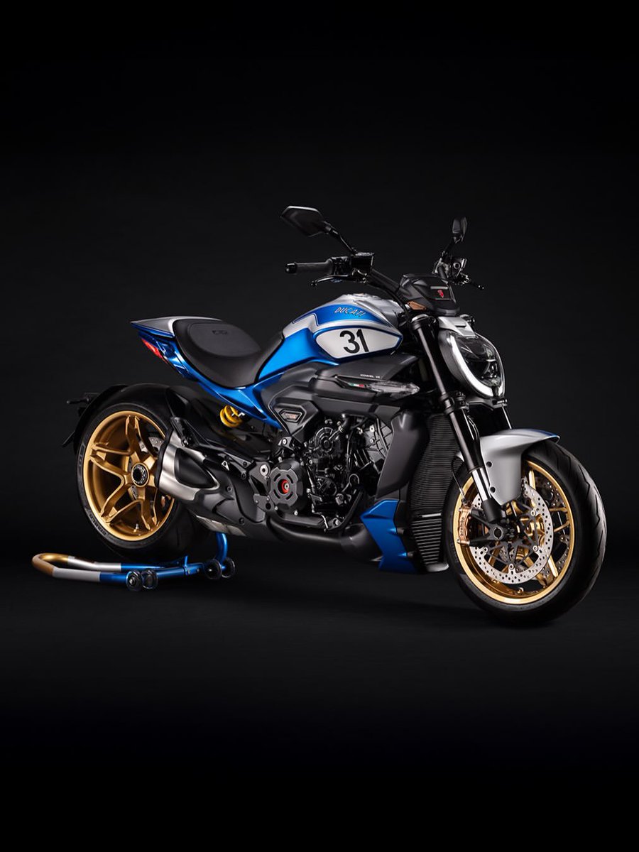 The XDiavel V4 100 the #Collezione100 fuses relaxed cruiser with