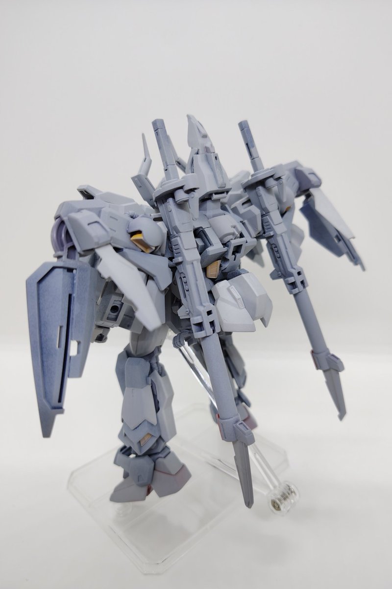 sekito2021's tweet photo. HGガンダムマークⅡを２体のみで作っていた武者頑駄無摩亜屈は塗装以外終わりました
ツールクリーナーが手に入らないので塗装はお預けです…
塗装でうまく武者になってくれるといいなぁ
次はBB戦士二代目将頑駄無作ろうかなぁと
#縛りミキシング https://t.co/xerEp40sTY