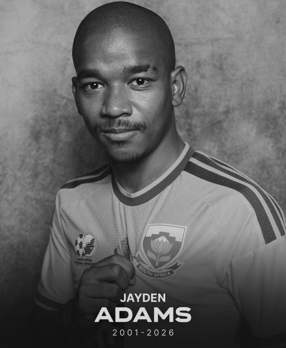 ScottlandFC's tweet photo. CONDOLENCE MESSAGE 🕊️🕊️🕊️
 
Club president, Honourable Pedzai “Scott” Sakupwanya and the entire Scottland FC family joins the football world in mourning the untimely death of South African footballer, Jayden Adams.

Our thoughts are with his family, relatives, friends, @Masandawana Sundowns Football Club and the South African Football Association as they mourn this tragic loss.

May his soul rest in peace!
#Mabviravira
#JaydenAdams