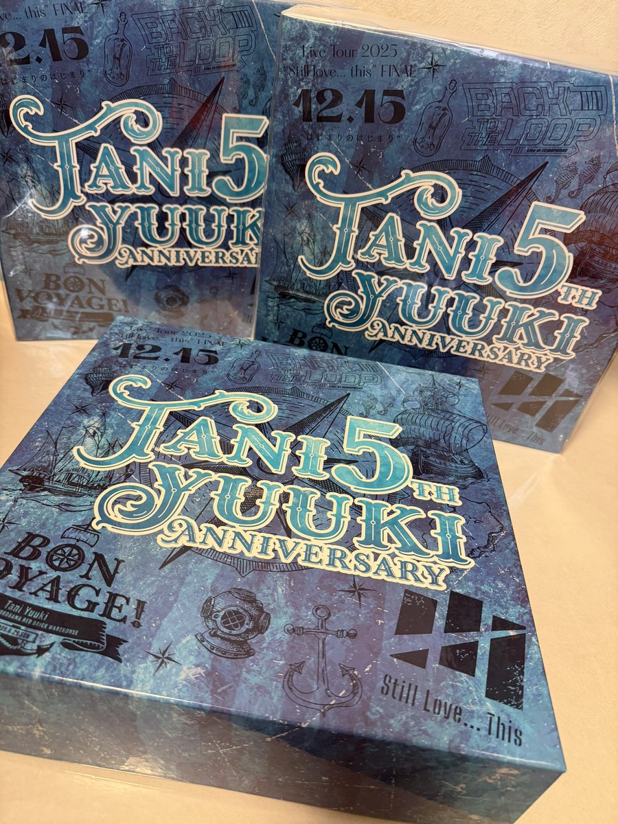 Tani Yuuki 5th Anniversary Year Special Box』♨️ 東京から帰ってき