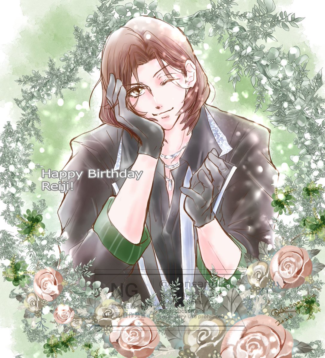 donsanura's tweet photo. HAPPY  BIRTHDAY🍀
寿さん、おめでとうございます！

#utapri_reiji_BD2026 https://t.co/m7N1mStpbl