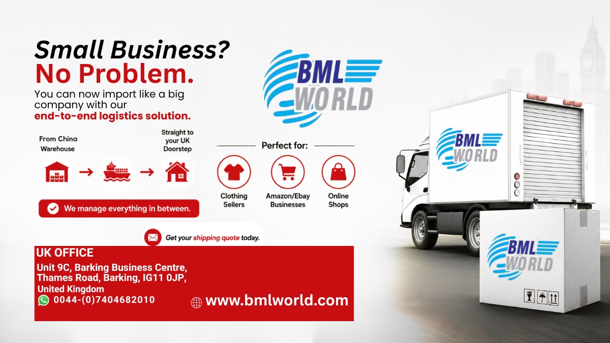 bmlworldcargo's tweet photo. ๐ฏSmall business?No problem. You can now import like a big company with our end-to-end logistics solution.
#bmlworldltd #China #ukshipping #seafrieght #ExportImportBusiness #airfreightservices #london #unitedkingdom #barking #cargoandlogistics #freightforwarding #shippingindustry https://t.co/Ohafy3grWg