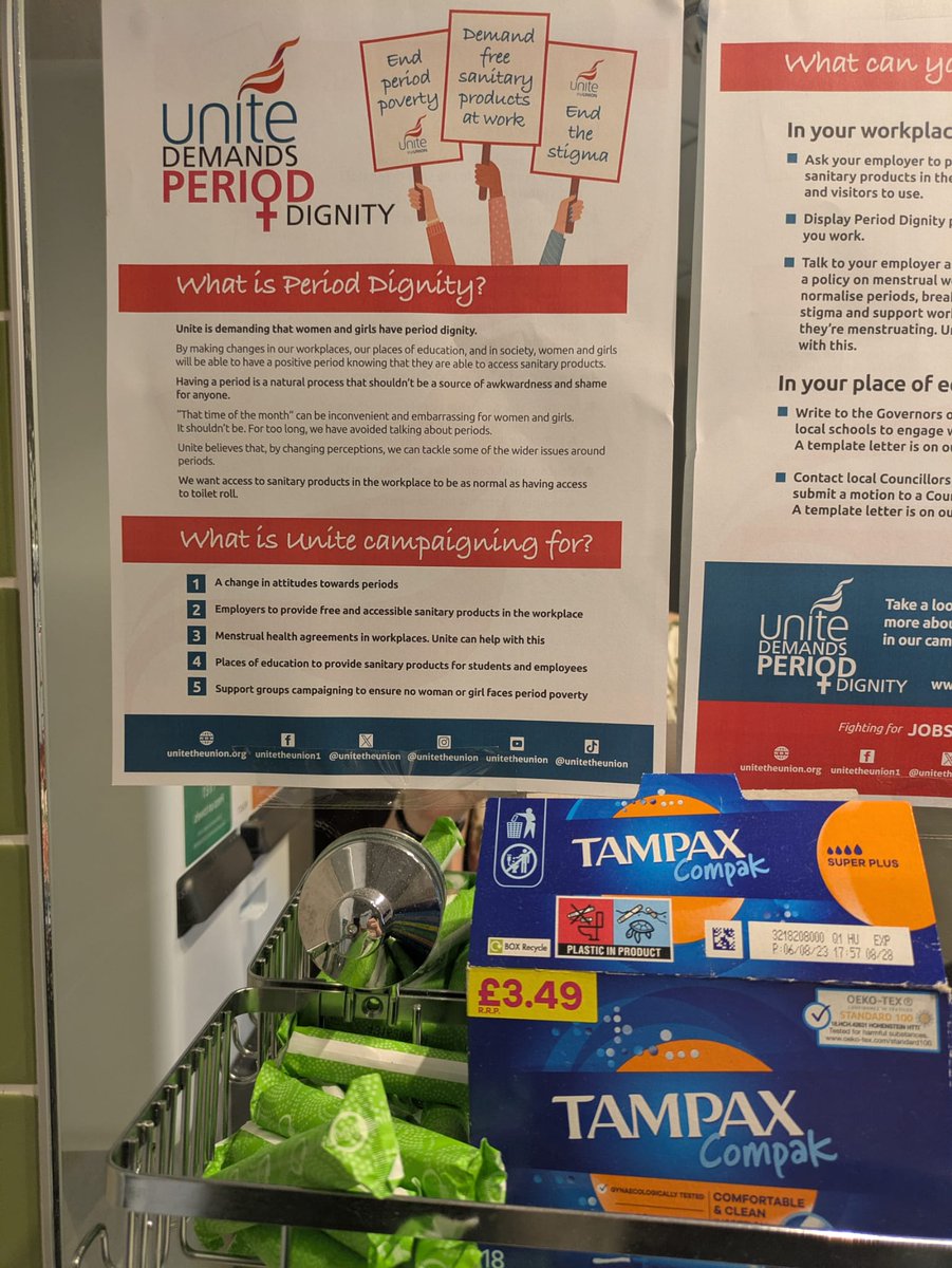 WRNWales's tweet photo. Admirable campaign @unitetheunion.
"Unite is demanding that women and girls have period dignity"     

BUT ... Exactly how does this work with your policy "trans men are men"? 
Are you finally backing down on this absurd stance? Or do women and girls claiming a male identity not deserve period dignity? 

Which is it? 
(And don't even think of changing it to 'people who bleed'!)