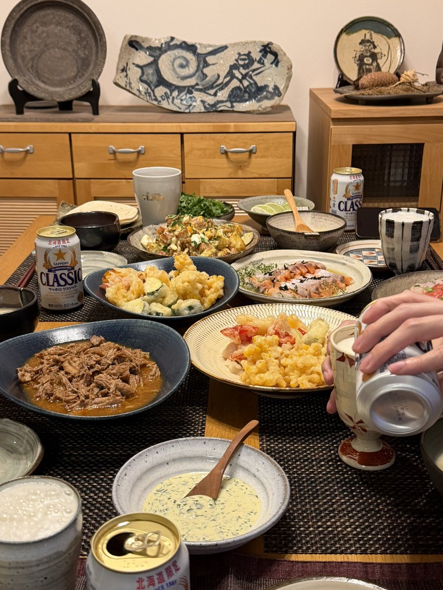 cooking_glutton's tweet photo. ホームパーティにて。
〆は自家製パエリア🥘です🙂 https://t.co/NgpbBVmNxn