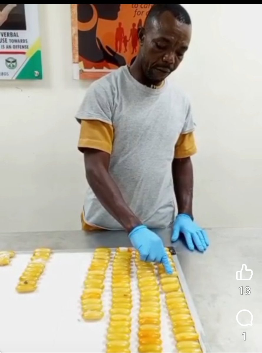 Frontliner1205's tweet photo. NDLEA: Ex-‘Okada’ Rider Excretes 100 Wraps of Meth at Lagos Airport 

A man who allegedly abandoned his livelihood as a commercial motorcyclist (okada) to join a transnational drug trafficking syndicate has been arrested by operatives of the National Drug Law Enforcement Agency https://t.co/sxSM9mQHCM