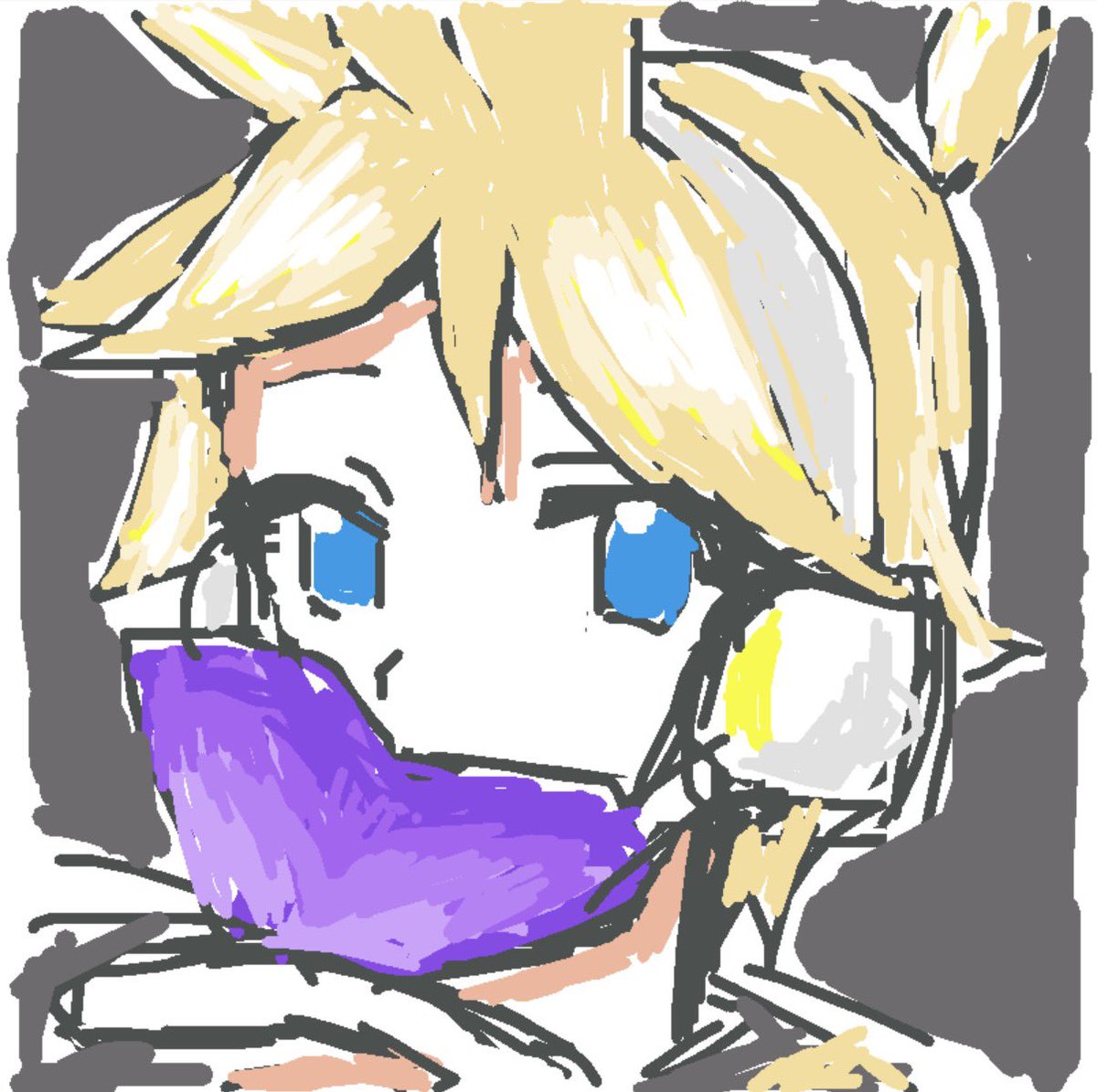 etyanozyunin's tweet photo. ゲームで描いたやつ
 #イラストㅤ  #絵柄が好みって人にフォローされたいㅤㅤ  #初音ミク  #鏡音レン https://t.co/eLOEFDNCHR