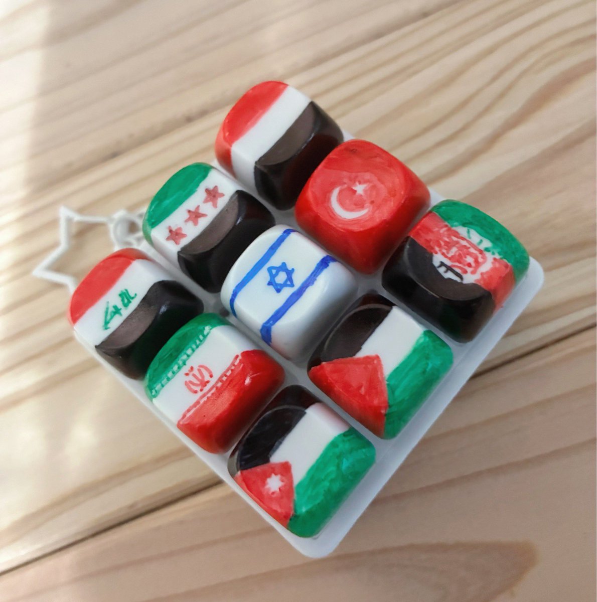 UrAlphaBall's tweet photo. キーボードで中東の国旗たち💕
イスラエルはごめん....笑
🇮🇶🇸🇾🇾🇪🇮🇷🇮🇱🇹🇷🇯🇴🇵🇸🇦🇫 https://t.co/xOdYUcEAU0
