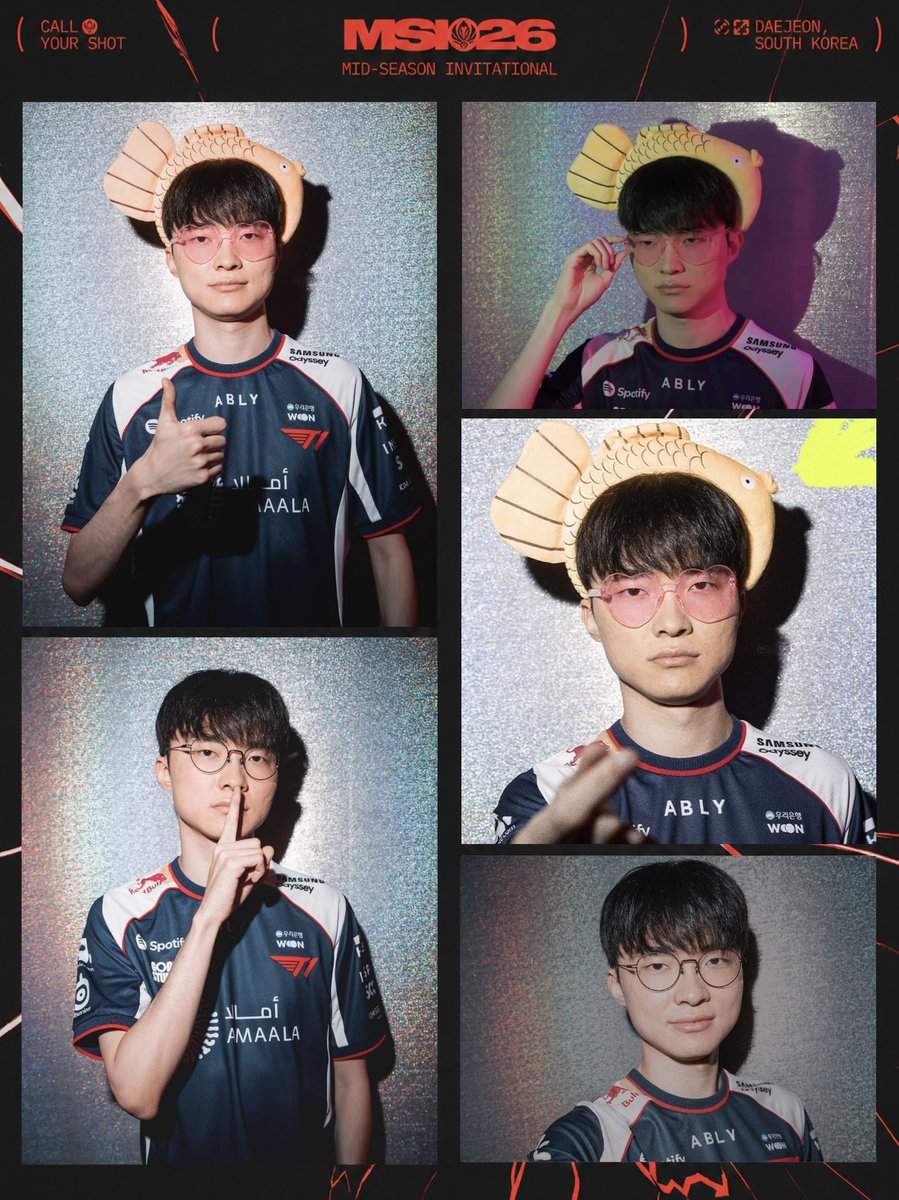 heartdoran's tweet photo. faker snaps at msi 📸🤍 https://t.co/It6raa7LDm