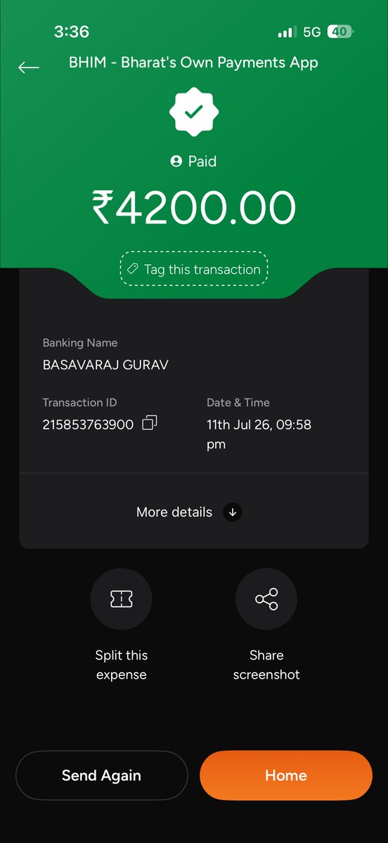 NuthetiSwapnil's tweet photo. @UberIN_Support Registered phone No +91 93913 15941 email I’d swapnilnutheti1@gmail.com see the payment screenshot and name of the driver https://t.co/JJ3hD74KTa