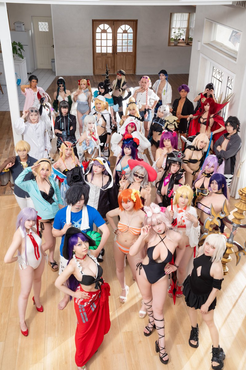 hiratakedarake's tweet photo. 【コスプレ】
　Fate/Grand Order 
　　　#ミストレスCからの夏の予告状

Photo by @taro1o_o1 
#cosplay #FGO https://t.co/GwhGhNvQQJ