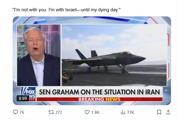 SofiaStaff's tweet photo. Ms Lindsey withdrew her support of israel today. https://t.co/H2qwQZX3eu