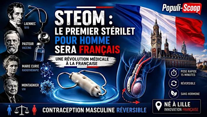 23Tatem's tweet photo. #STEOM : le premier #stérilet pour homme sera #français, #révolution médicale dans la lignée des grandes découvertes #hexagonales
https://t.co/jG6l1bYiCI
De Laennec à #Pasteur, puis à STEOM, la #France continue d’innover en #médecine.
25 juin 2026, par Jaco
De Louis Pasteur... https://t.co/DQs07tZJxu