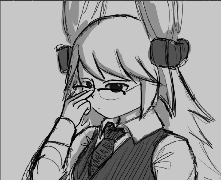 Roavr1's tweet photo. White rabbit with glasses 
#doodle #thebattlecats https://t.co/eJ30uRS7jD