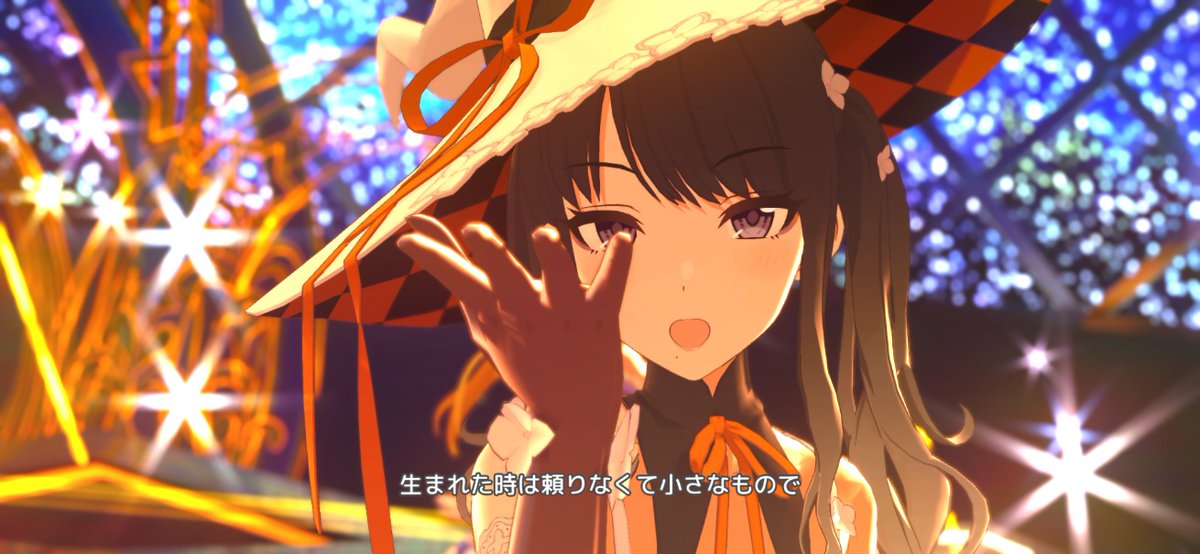 灯織の魔女衣装、本当にかわいい！！ 帽子がセットだから、ドレス