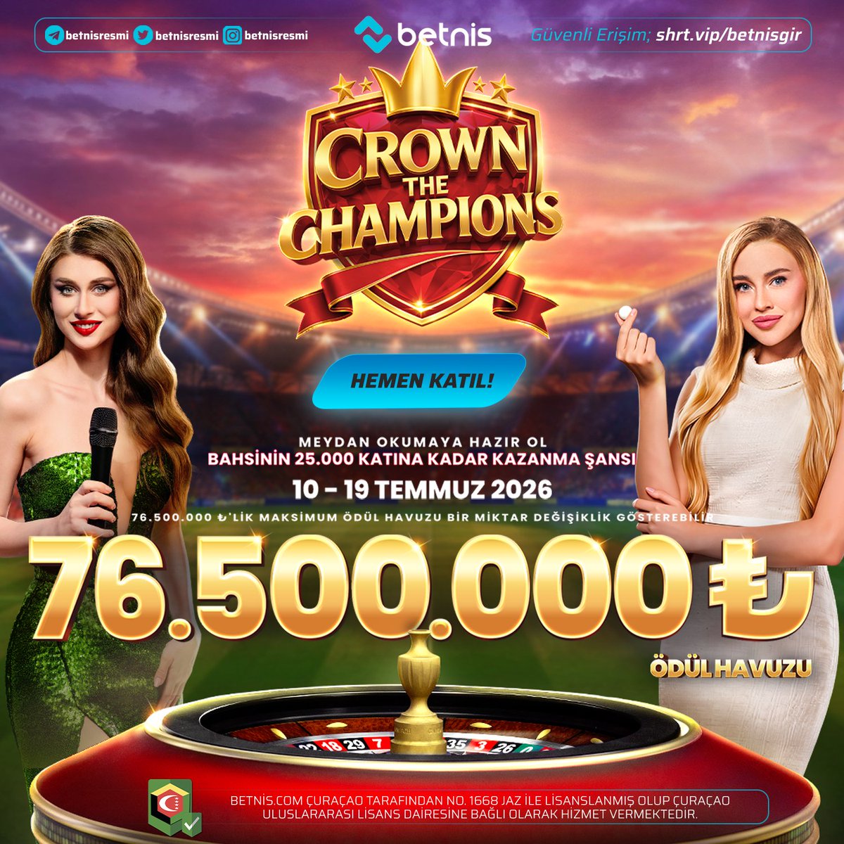 XBetnis's tweet photo. 🎰 Canlı Casino'da Dev Turnuva Başladı! 💥

Pragmatic Play Live Casino turnuvasına katıl, bahsinin tam 25.000 katına kadar kazanma şansını yakala! 🔥

🏆 Toplam 76.500.000 TL ödül havuzu

https://t.co/Gzo7zz8LX3 https://t.co/7SsWJkOkKg