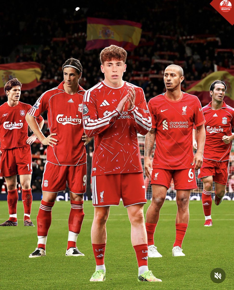 Braden_LFC's tweet photo. Spanish players always bang at Liverpool https://t.co/AMawjGonSe