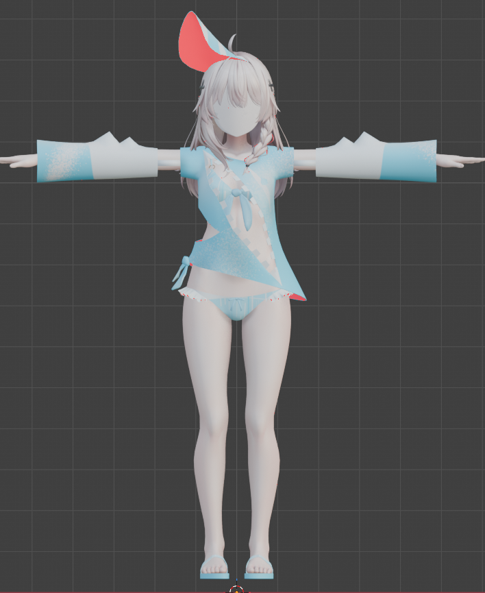 Laplus05's tweet photo. しなのちゃんの水着衣装とっくに出来上がっているので上げておきます。
ジャケット有り
続く▶
#VRChat #VRC #VRChat衣装 #VRC衣装 https://t.co/n6fL9OV25m