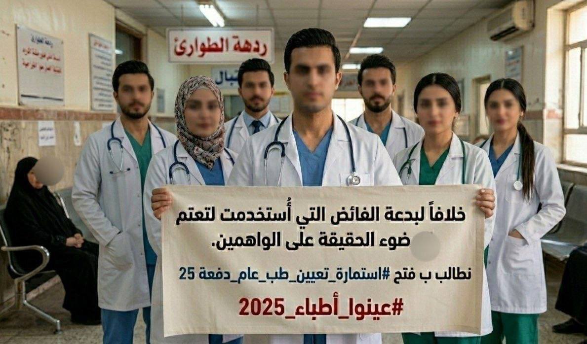 aula_q2's tweet photo. نحن أطباء دفعة "٢٠٢٥" الذين مضى عام كامل على تخرجنا ،لسنا فائضاً بل ضرورة طبية يفرضها عجز عدد الأطباء أمام اعداد المرضى ،وبحكم مسؤوليتكم في لجنة الصحة أنتم الصوت القادر على انتزاع حقنا القانوني في التعيين ضمن موازنة "٢٠٢٧"

#استمارة_أطباء_2025 https://t.co/x4zJesDcdF