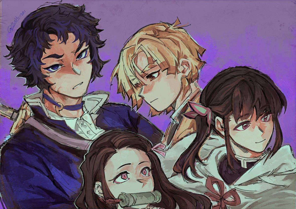 JustL1201's tweet photo. It was supposed to be a couple of sketches but i ended up colouring it
#kny https://t.co/XzjyUtfnYT
