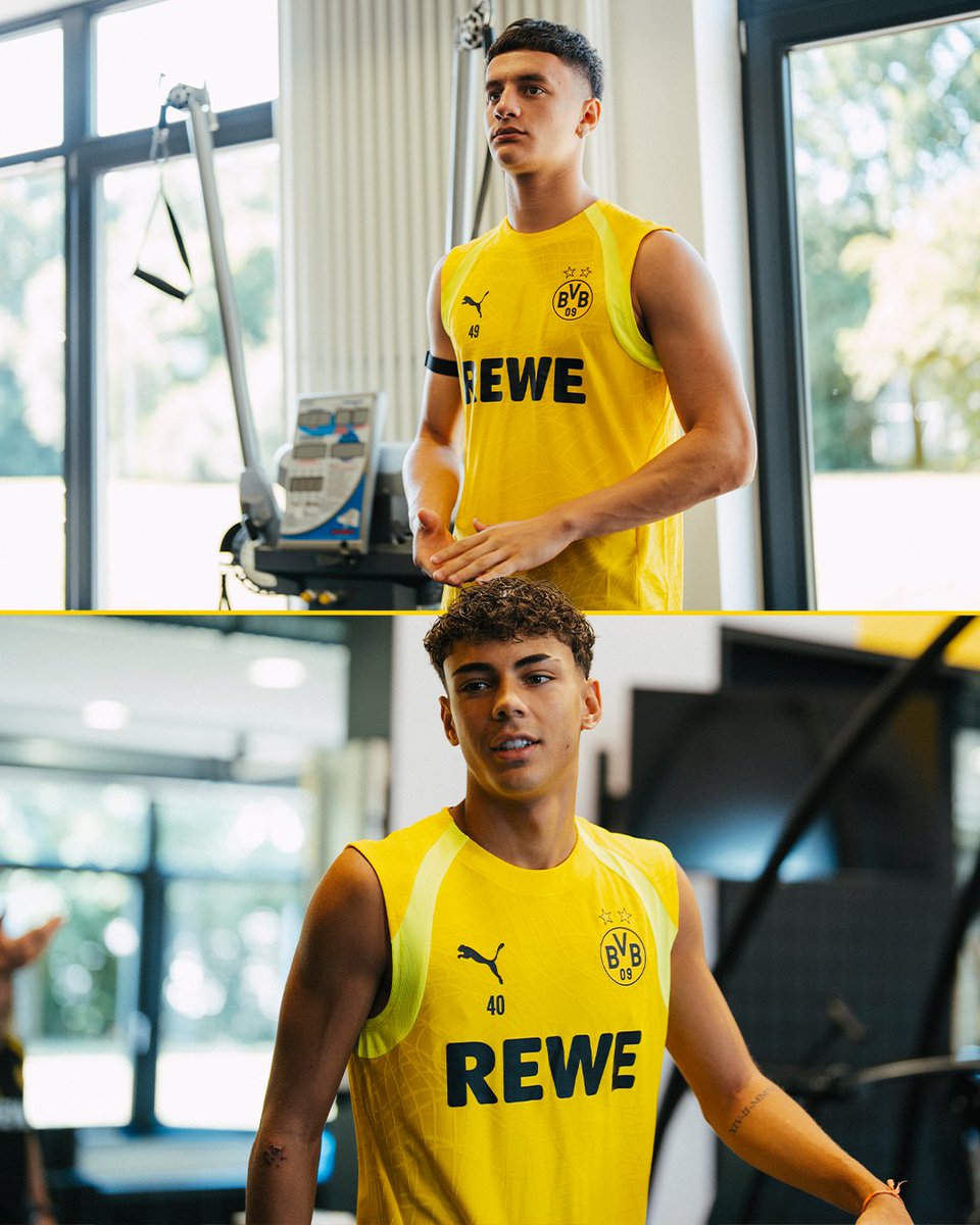 BlackYellow's tweet photo. The boys are back in Dortmund for performance diagnostics! 👋🏋️‍♀️🏃 https://t.co/pErv0Fz085