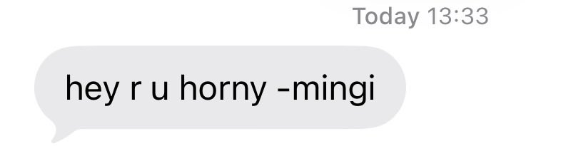 H0E4MINS's tweet photo. can’t believe mingi’s hitting on me rn cancel him https://t.co/xkcFMEn3EK