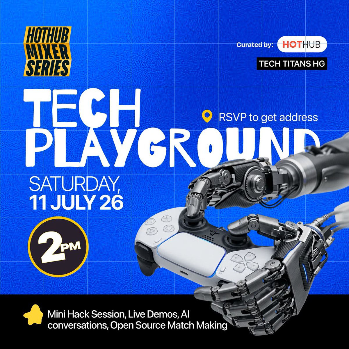 Eni_CEO's tweet photo. Attended a tech playground yesterday and realized I enjoy smaller tech gatherings more.
Better conversations. Better networking. Better learning.
Big events are great too o 😂, this is just my experience. https://t.co/gIW1jajrU0