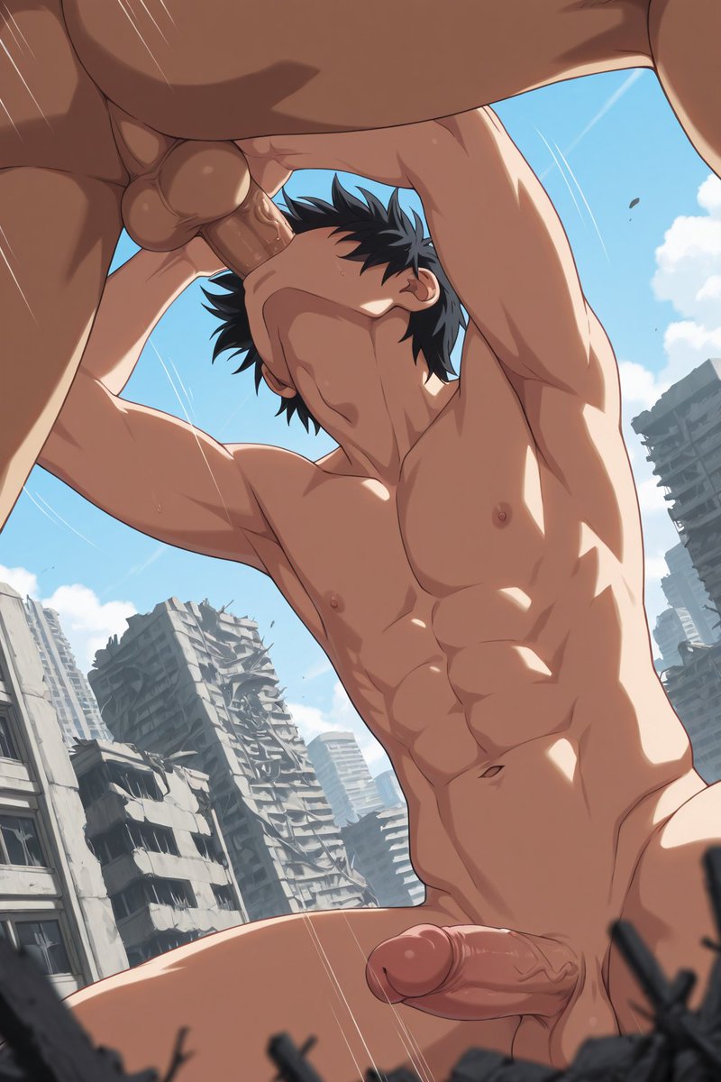 DantaFing's tweet photo. Akira Tendou | Zom 100

#AIイケメン部 #NSFW #gay #yaoi #AIart #AIイラスト https://t.co/dfMP7O5QwR