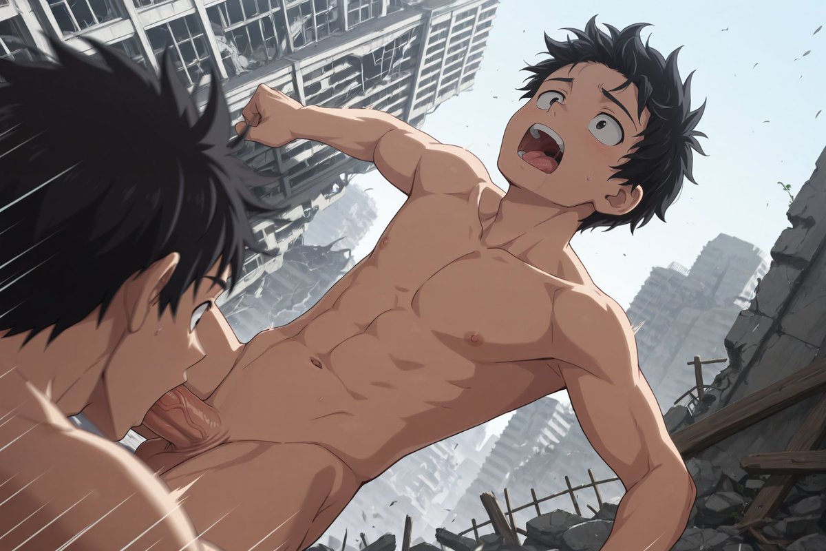 DantaFing's tweet photo. Akira Tendou | Zom 100

#AIイケメン部 #NSFW #gay #yaoi #AIart #AIイラスト https://t.co/dfMP7O5QwR