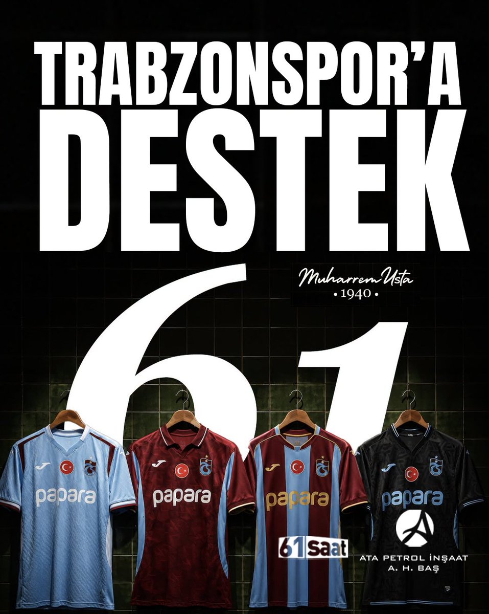 61saat's tweet photo. Trabzonspor, son yılların en büyük ekonomik fedakârlıklarından birini yapıyor.

Bordo-Mavili kulüp, tarihinin en yüksek bonservis bedellerini ödeyerek güçlü bir kadro kurmaya çalışıyor.

Yönetim, önemli bir mali risk alırken bunun karşılığını sadece sahada değil, tribünlerde de görmek istiyor.

Ancak bugün gelinen noktada ne forma satışları ne de kombine rakamları beklenen seviyede.

Bu tablo, sadece kulüp yönetimini değil, Trabzonspor sevdalılarını da düşündürmeli.

Çünkü güçlü bir takım kurmanın yolu sadece transfer yapmakla değil, o transferlere şehrin sahip çıkmasıyla mümkün olur.

Tam da böyle bir dönemde Trabzon’un önemli iş insanlarından Necip Ünal’ın attığı adım büyük anlam taşıyor. 61 forma ve 5 kombine satın alarak başlattığı bu destek hareketi, yalnızca maddi bir katkı değil; aynı zamanda güçlü bir dayanışma mesajıdır.

Aslında bu çağrı sadece birkaç kişiye değil, Trabzonspor sayesinde ticaret yapan, bu şehrin değerinden kazanç sağlayan herkese yöneliktir. Esnafından sanayicisine, iş insanından kurumlarına kadar herkes elini taşın altına koymalıdır.

Trabzonspor başarıya giderken yalnız bırakılmamalı. Bugün alınacak bir kombine, satın alınacak bir forma belki tek başına büyük bir fark oluşturmaz. Ama şehir aynı hedef etrafında kenetlendiğinde ortaya çıkacak güç, Trabzonspor’un en büyük transferi olur.

Necip Ünal örnek bir adım attı. Şimdi sıra diğer iş insanlarında, esnafta ve tüm Trabzonspor sevdalılarında. Çünkü bu kulüp, ancak şehir arkasında durduğu zaman gerçek anlamda büyüyecek.