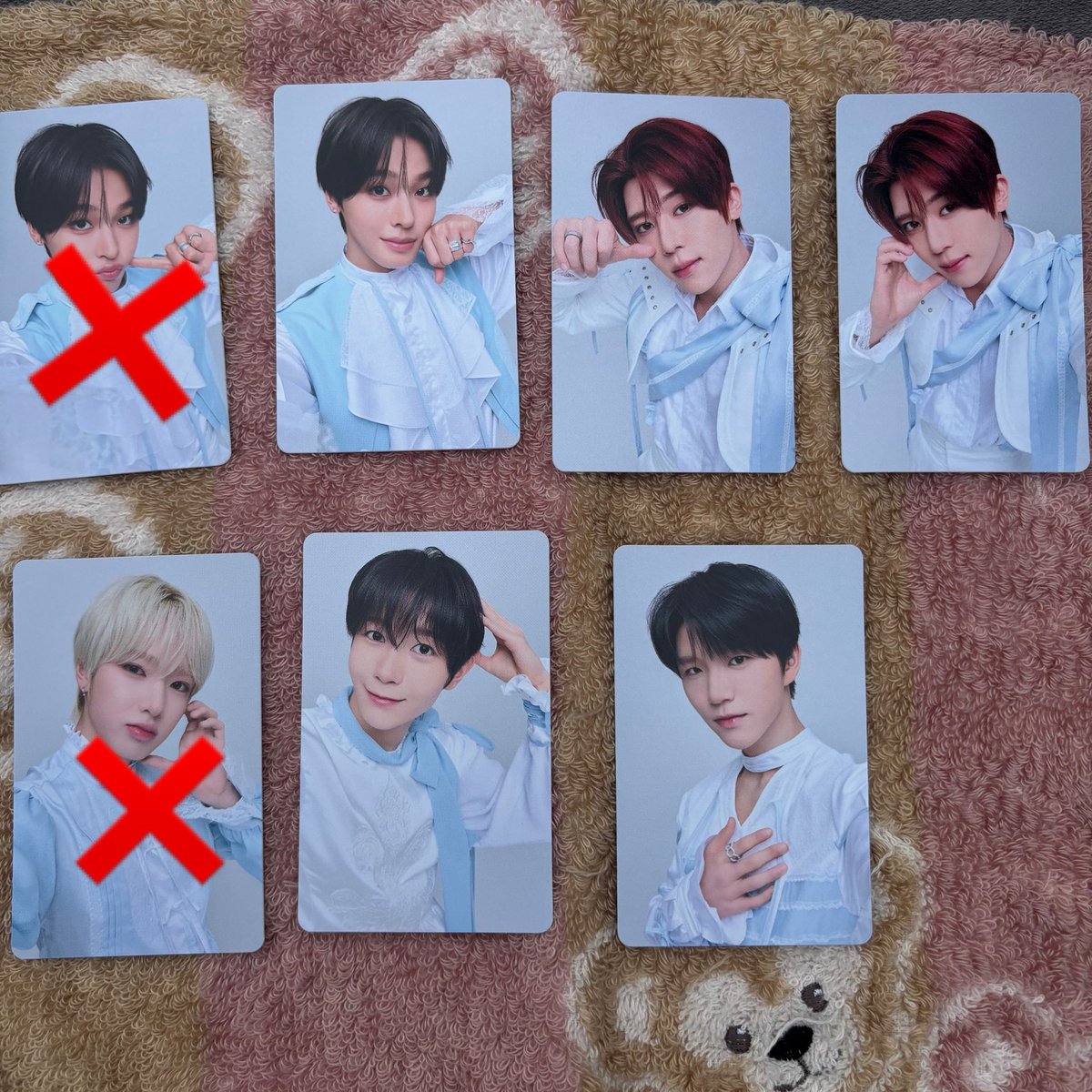 5y_ye's tweet photo. NCT WISH nctwish ウィシ ペンミ ラントレ トレカ 交換

【譲】シオン リク ジェヒ リョウ 
【求】 ユウシ（画像）

本日会場にて交換希望、お気軽にリプまたはDMお願いいたします🙇‍♀️ https://t.co/AqclhGmtBG