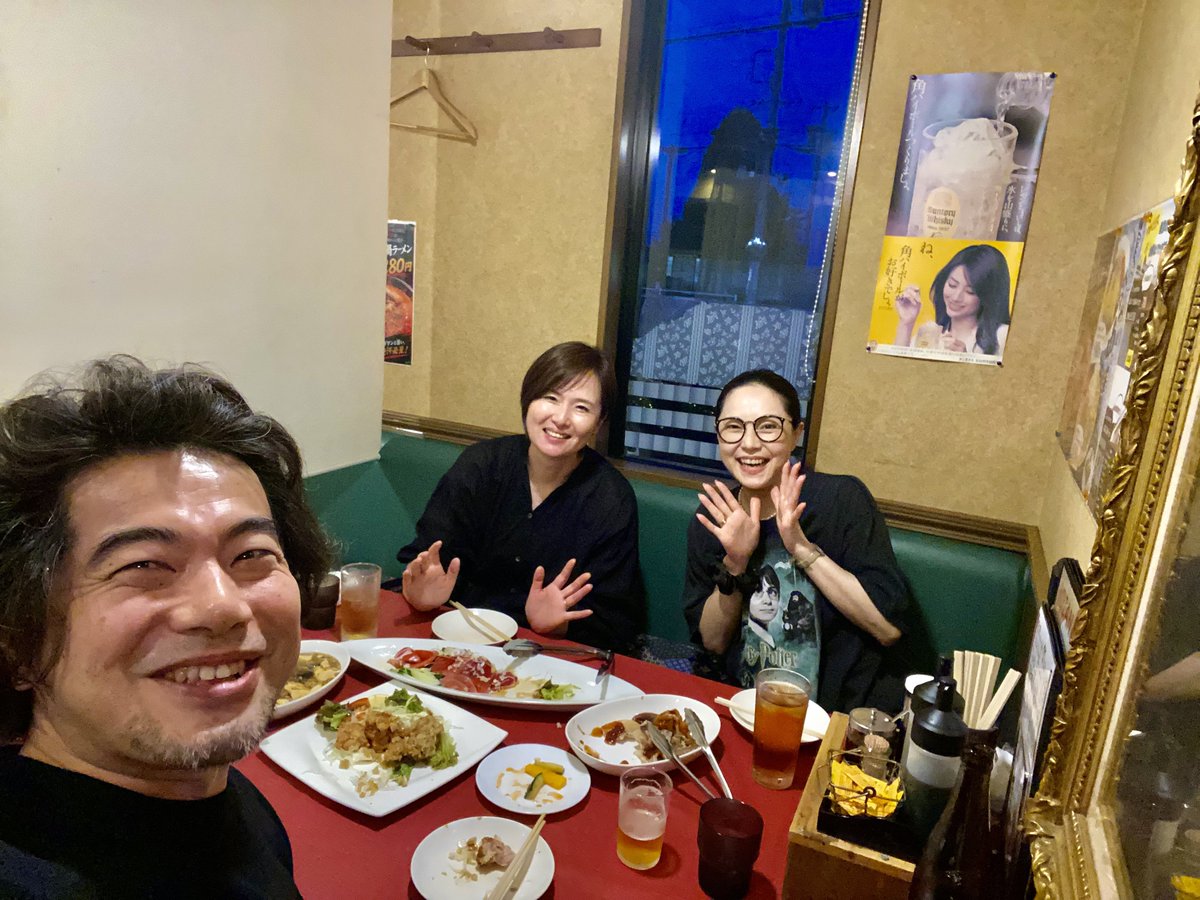 che_jikawa's tweet photo. 久々に廬山@rozan0063 さんでの食事です。
妻と妻の友人と誕生会(3人とも7月生まれ)😊
美味い‼️ https://t.co/W6xMk1lU2B