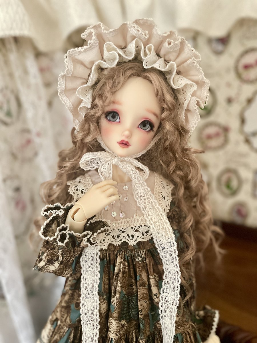 くまさんワンピースが出来ました✨ 火曜日に出品予定です🐻 すごく
