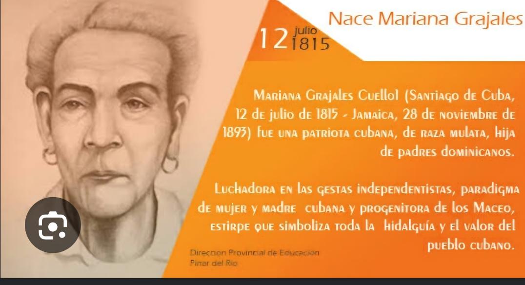 jorge_pererz's tweet photo. Mariana Grajales Cuello transgresora de los cánones que la sociedad impuso a las mujeres de su condición,  a pesar de ser víctima de la discriminación por el color de su piel, su sexo y origen humilde.
#CubaCooperaDj
#CubaHonraSusHeroes
@Colaboracionqba https://t.co/3xGwL1CE8G