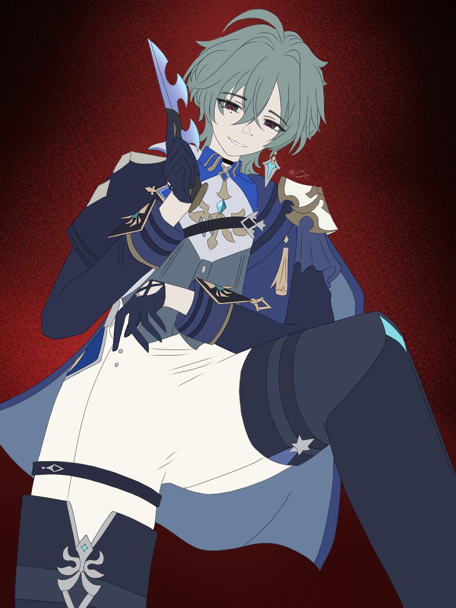 Oca8tea's tweet photo. Wip
#Lohen #GenshinImpact https://t.co/1Ae0BQAErS