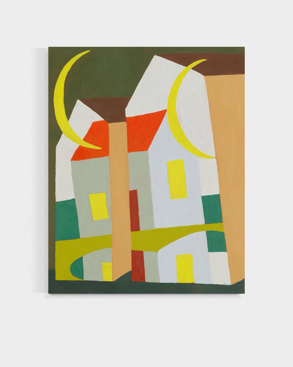 JvdNieuwendijk's tweet photo. Neighbours (2026)
oil on linen
50 × 40 cm
19.7 × 15.7 in

One of fifteen new paintings from ’Bubble‘
my solo exhibition at Marian Cramer Projects
in Amsterdam.

On view from 20 Jun - 30 Jul
Chopinstraat 31, Amsterdam

Inquiries:
@marian_cramer 

Link to catalogue in bio https://t.co/77oKLgRXhS