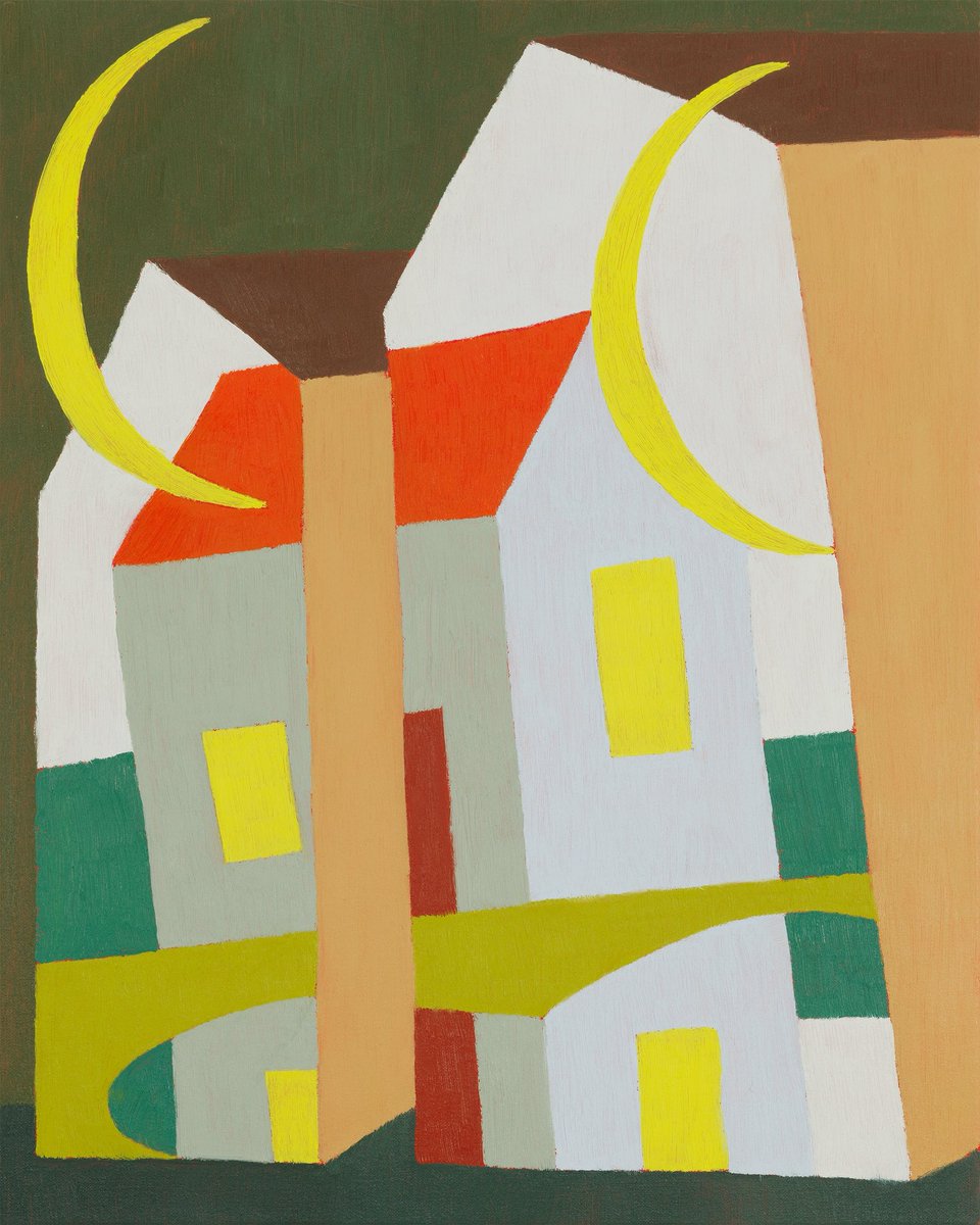 JvdNieuwendijk's tweet photo. Neighbours (2026)
oil on linen
50 × 40 cm
19.7 × 15.7 in

One of fifteen new paintings from ’Bubble‘
my solo exhibition at Marian Cramer Projects
in Amsterdam.

On view from 20 Jun - 30 Jul
Chopinstraat 31, Amsterdam

Inquiries:
@marian_cramer 

Link to catalogue in bio https://t.co/77oKLgRXhS
