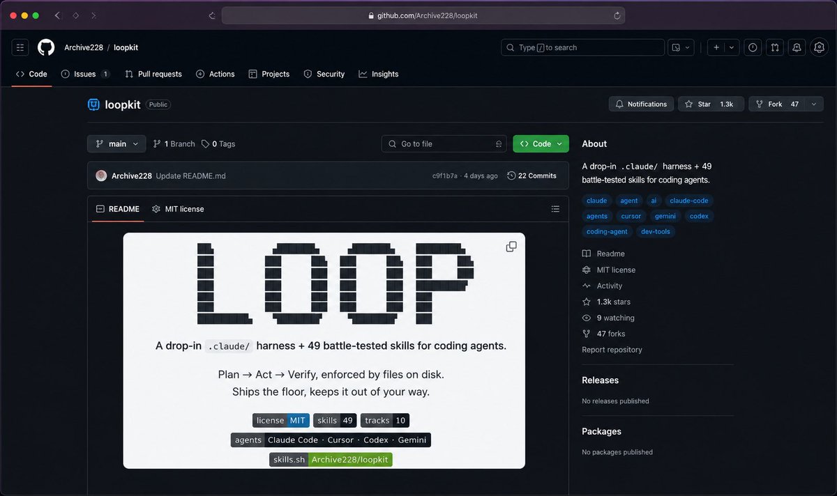 adckerX's tweet photo. An Anthropic engineer just shared a ready-made coding-agent setup with 49 tested skills. ⚡🧠

It follows a simple workflow:

Plan → Build → Verify

Compatible with Claude Code, Cursor, Codex, and Gemini, it could help one developer work with the structure and speed of a much larger team. 🚀