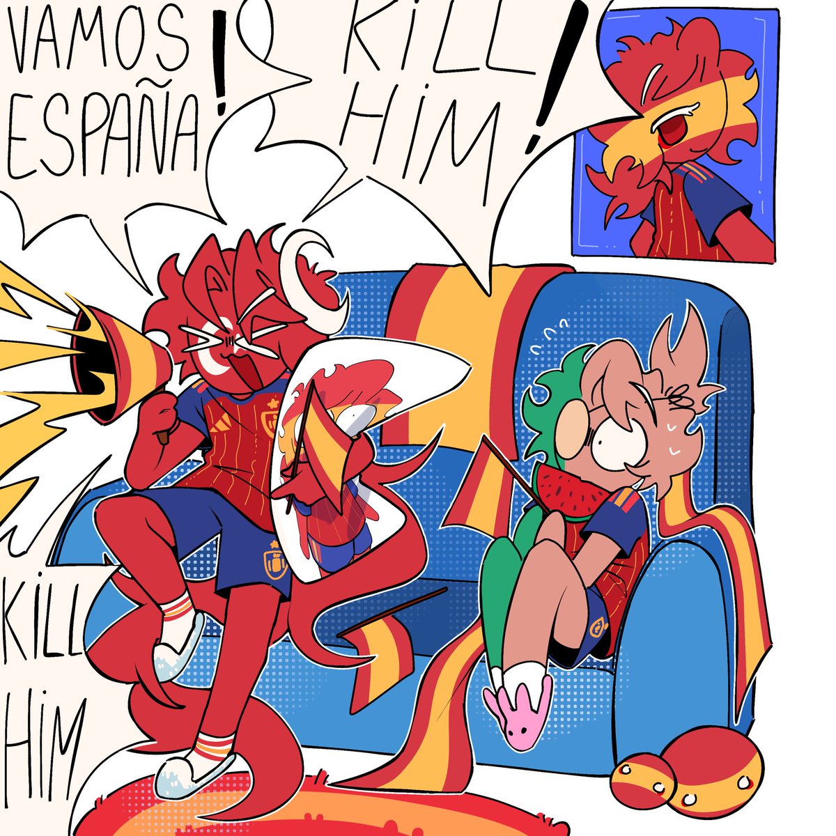 Tomato_Juice15's tweet photo. Lets go Espanaaaaa 🔥🔥🔥

#Countryhumans
#CountryhumansFrance
#CountryhumansSpain
#CountryhumansPortugal
#CountryhumansTürkiye https://t.co/WCtOyEK9KU