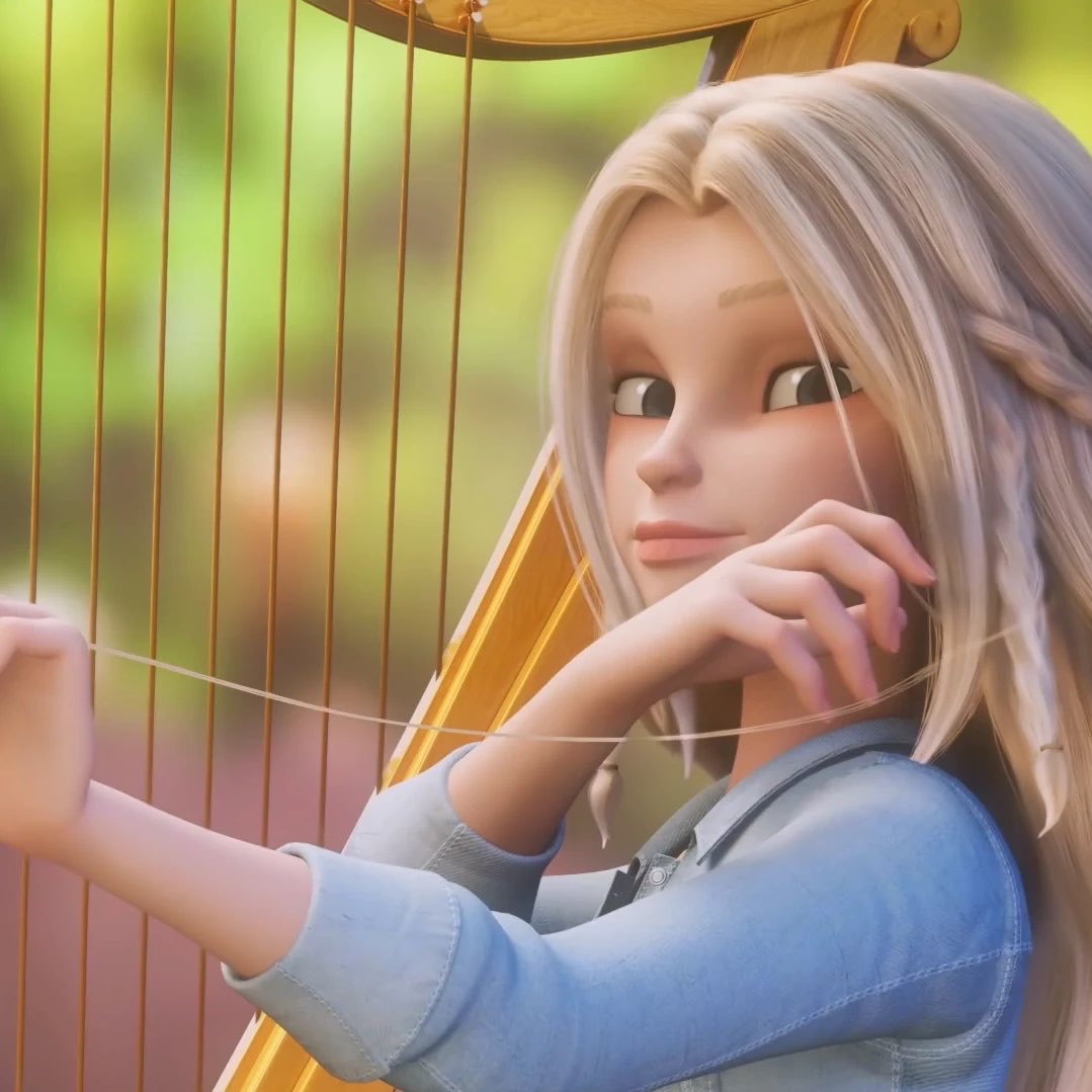 lavillant's tweet photo. carrying all those books with a disproportionate bun of hair strong enough to strum on a harp while walking on prosthetic legs... oh miss varlette I was not familiar with your game https://t.co/6ckUBF3yTa