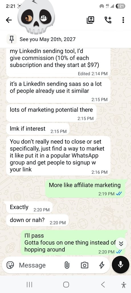 coldtrafficcc's tweet photo. Know any dude running affiliate for software agencies?

Dm https://t.co/ImpWFR0TAD