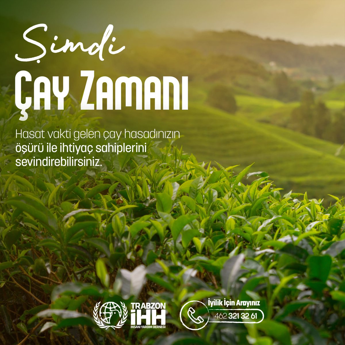 trabzonihh's tweet photo. Şimdi Çay ve Fındık Zamanı🌾

Hasat vakti gelen çay ve fındık hasadınızın öşürü ile ihtiyaç sahiplerini sevindirebilirsiniz.

TR69 0001 0002 4357 4396 6250 02

Trabzon İnsan Hak ve Hürriyetleri İnsani Yardım Derneği

Açıklama: Ad Soyad-Telefon Numarası- Öşür https://t.co/N3QhZC0ZZJ