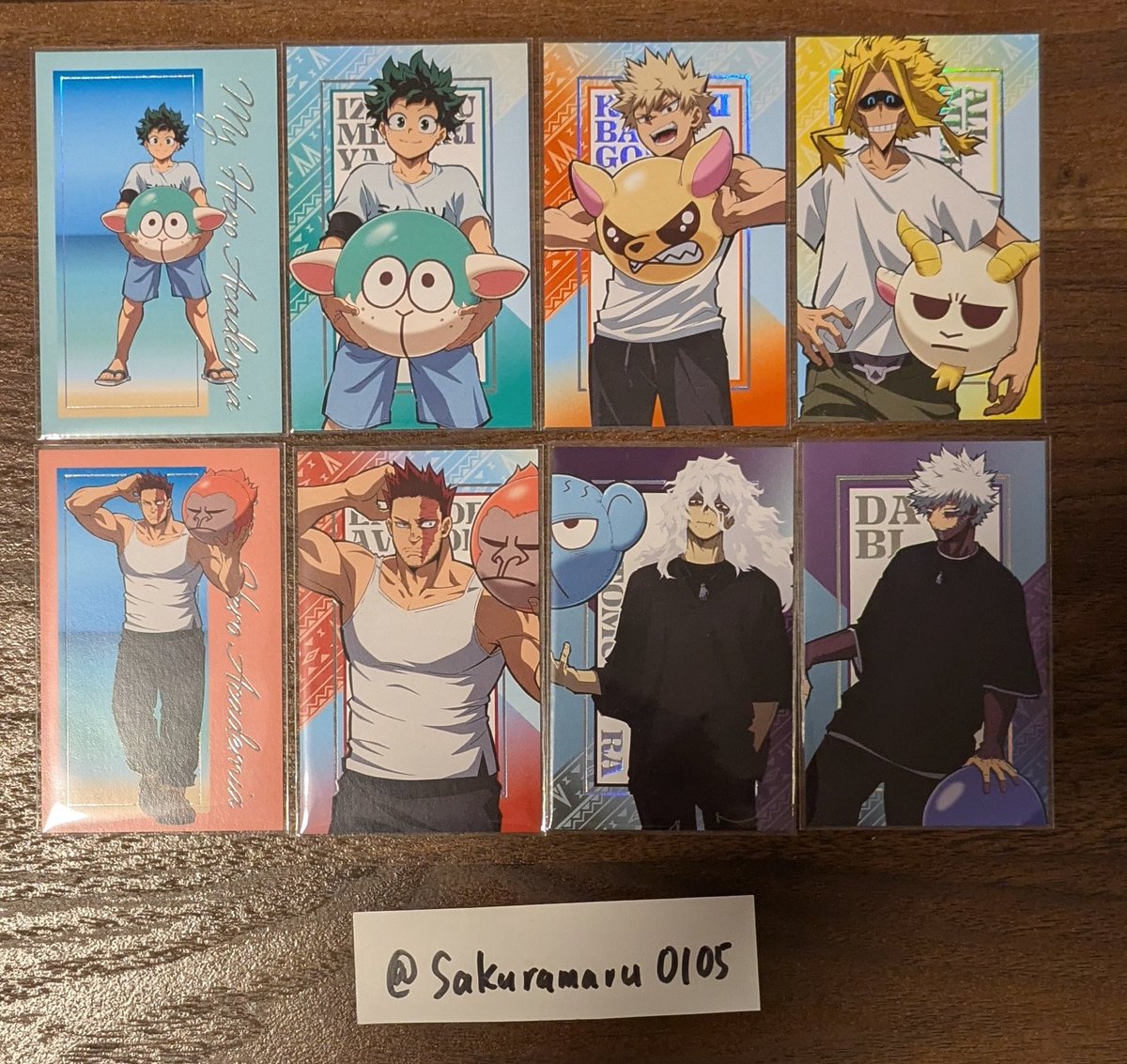 Sakuramaru0105's tweet photo. 【交換】僕のヒーローアカデミア ヒロアカ Animal Beach Ball アニマルビーチボール 箔押しフォトカード 

譲：緑谷 爆豪 オールマイト エンデヴァー 死柄木 荼毘

求：轟（アップ、引き 各1）>異種轟

都内手渡しor郵送
お気軽にお声がけください。 https://t.co/HbDGTuxMkE